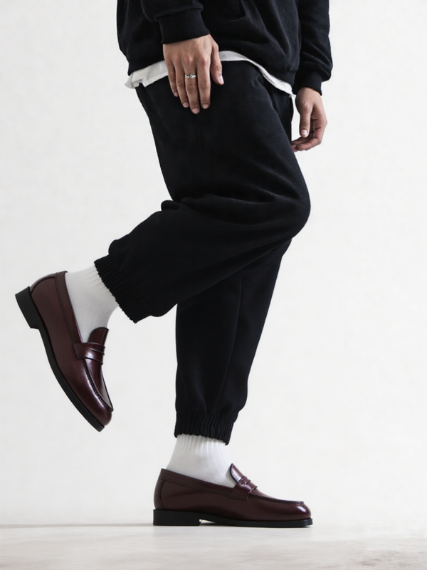Oxford Maroon Heritage Penny Loafers
