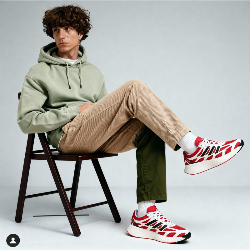 Velocity Red Racer Sneakers